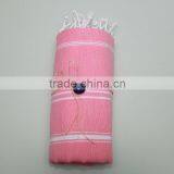 Custom Design 100% Cotton Material 70*150cm Softtextile Fouta Towel for Beach thumbnail-5