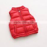Kids Winter Orange Wear Set Winter Kids Micro Polar Fleece Vest thumbnail-2