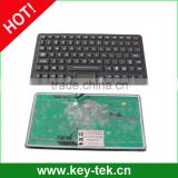 New Military silicone rubber backlight keyboard with sealed touchpad