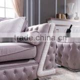 New Classic Italian Design Fabric Sofa Set AL029 thumbnail-3