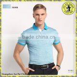 Linen Cotton Custom Fit Contrast Collar Men's Polo Shirts thumbnail-3