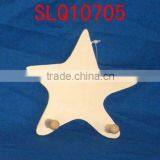 Star Shape Wooden Coat Hook