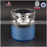 50g Blue Plastic Luxury Cosmetic Acrylic Airless Jars for Cream Silver Pump thumbnail-2