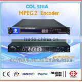 analog to digital tv MPEG2 encoder, 1 channel mpeg2 encoder