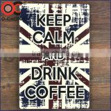 Keep Calm and drink coffee metal tin signs