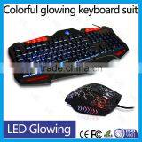 2015 Hot Selling Ergonomic Backlight Mouse Keyboard Gaming Macro Keyboard Quality Choice thumbnail-4