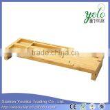 Natural Bamboo Tidy IPhone Organiser Saving Keyboard Top Desk thumbnail-3