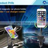 360 Degree Rotatable Universal Car Holder With Wireless Charger thumbnail-6