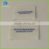 China Customized Brand Name Fabric Cloth Garment Label Woven Cheap Clothing Labels thumbnail-4