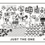 New Design Factory Outlets Dream Girl Series Nail Stamping, Professionals Nail Art Stamping Plates thumbnail-6