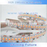 2016 New Wholesale Flex 12V 24V IP65 3528 240 LED/m Strip Light LED