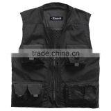 2015 New Arrival Men Quick-Drying Outdoor Multi-pocket Travel Vest Outdoor Photography Knitted Collar Vest 3L thumbnail-1