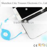 Universal Factory Gift USB Cable Charger Flexible 2 in 1 Data Line for IPhone 6 Charger Cable thumbnail-3