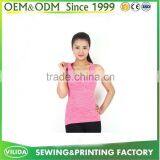 Bulk Fitness Bodybuilding Tank Top Bamboo Fiber Cotton Plain Custom Women Grey Tank Top OEM thumbnail-2