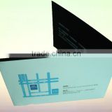 lcd video invitation greeting card with 4.3 inch with lcd video brochure card