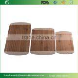 Premium Bamboo 2-Tone Cutting Board and Butcher Block - 3 Pack thumbnail-3