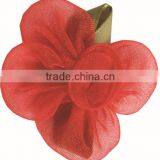 Cheap whoelsale stock organza flower