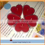 Color Changing Feature and Home Decoration Use Heart Type Candle Wax thumbnail-2