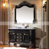 WTS-816Y 40-inch Black Round Sink Mirror Type Single Sink Bathroom Vanity thumbnail-5