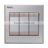 3 Gang 2 Way Electric Wall Switch Manufacture