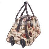 Available Travel Trolley Luggage Bag Leaves King Trolley Travel Bag for Sale thumbnail-2