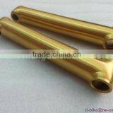 Titanium Anodized Golden Color BMX Cranks Custom Titanium Colorful Crank XACD Ti Bicycle BMX Crankset in China thumbnail-5