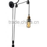 Manufacturer's Premium Wheel Wall Lamp Adjustable Wall Sconce Loft Coffe Wall Light
