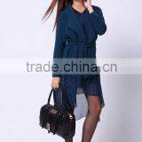 2016 PRETTY STEPS Winter Collections Plus Size Fashion Slim Navy Short Jacket for Woman Casual Coat Casacos thumbnail-5