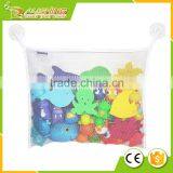 Wholesale New Bath Toy Organizer + 2 Bonus Strong Hooked Suction Cups, White