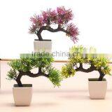 Colorful ANTIQUE ARTIFICIAL POTTED PINE TREE LOOKS REAL Plastic Pine Tree