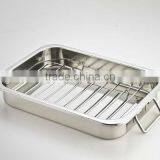 Turkey Baking Pan With Stand, Stainless Steel Baking Pan thumbnail-1