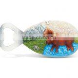 Moose Resin Stone Finish Magnet With Bottle Opene thumbnail-2