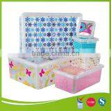 Wholesale pp Plastic Shoes Storage Bins With IML Logo Design thumbnail-1