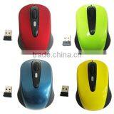 Support Mixed Color Small Order Gift Box Package Super Slim 1000/1200/1600 DPI 4 Keys Optical 2.4G Wireless Mouse thumbnail-1