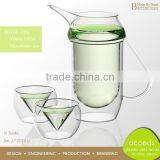 Microwave Handmade Borosilicate Fashioned Glass Teapot Unbreakable thumbnail-4