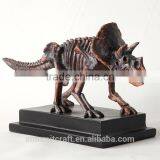 Decorative Resin Fake Triceratops Dinosaur Fossils Figurine