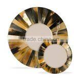 High Quality Best Selling Decorative Horn Round Wall Mirror thumbnail-1