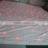 Black/white Fireproof Velvet Cloth Led Star Cloth Backdrop for Theater thumbnail-6