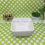 Stocked White Porcelain Square Dish/food Dish/rice Dish/salad Bowl thumbnail-6