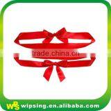 Decorative Red Satin Ribbon Bow With Elastic Loop thumbnail-1