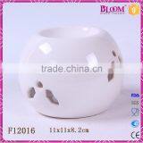 White Decoration Ceramic Incense Burners Wholesale thumbnail-1