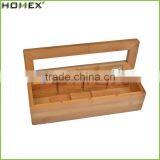 Tea Box Packaging, Bamboo Tea Box Wooden, Tea Bag Box/Homex_Factory thumbnail-1