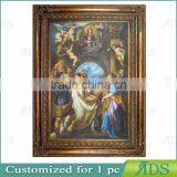 Antique Art Frame Moulding With Handmade Oil Painting for Home Decoration thumbnail-4
