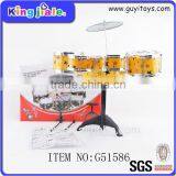 Big Size Plastic Kid Jazz Drum Toy With Chair thumbnail-2