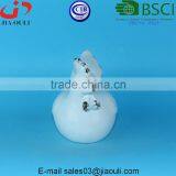 BSCI Audit Factory Decorative Ceramic Chicken Antique White Ceramic Rooster thumbnail-2