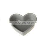 3.5"grey Color Heart Shaped Ceramic Mini Baking Dish thumbnail-1
