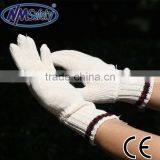 NMSAFETY 10 Gauge Sewing Wrist Knit Cotton Gloves for All Normal Works