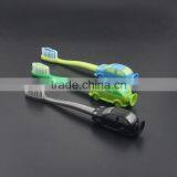 Car Toy Rubber Handle Small Head Charcoal Bristle Kid Toothbrush thumbnail-2