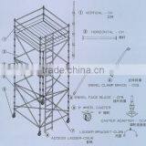 Q235 Tube Steel Cuplock Scaffolding for Construction