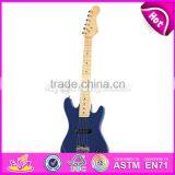 Лучшие продажи классических деревянных игрушек - детская электрическая гитара W07H014-S thumbnail-3